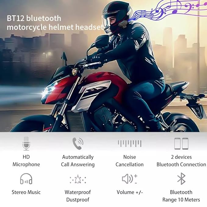 Helmet Bluetooth Wireless